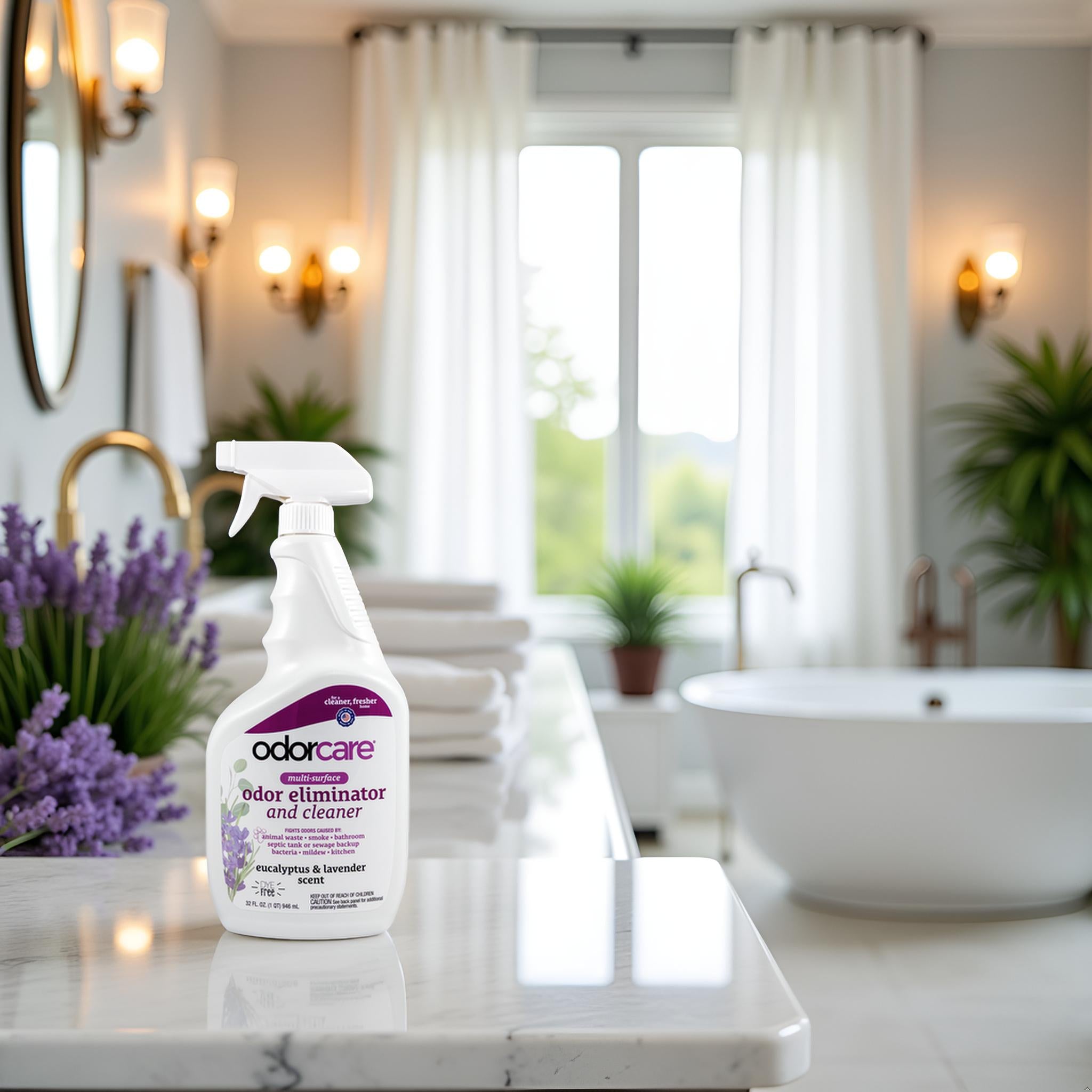 OdorCare Eucalyptus & Lavender Multi-Surface Odor Eliminator and Air Freshener, 32 fl oz