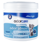 OdorCare Unscented Gel Solid Odor Absorber and Air Freshener with Activated Charcoal, 14 oz