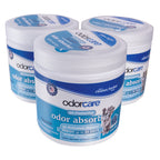 OdorCare Unscented Gel Solid Odor Absorber and Air Freshener with Activated Charcoal, 14 oz