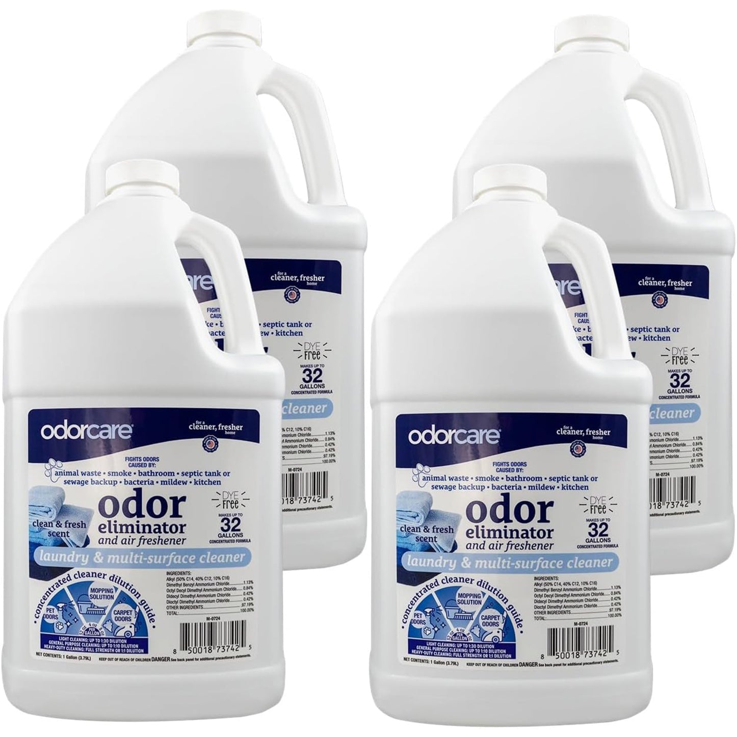 OdorCare Clean & Fresh Odor Eliminating Concentrate, 1 gallon