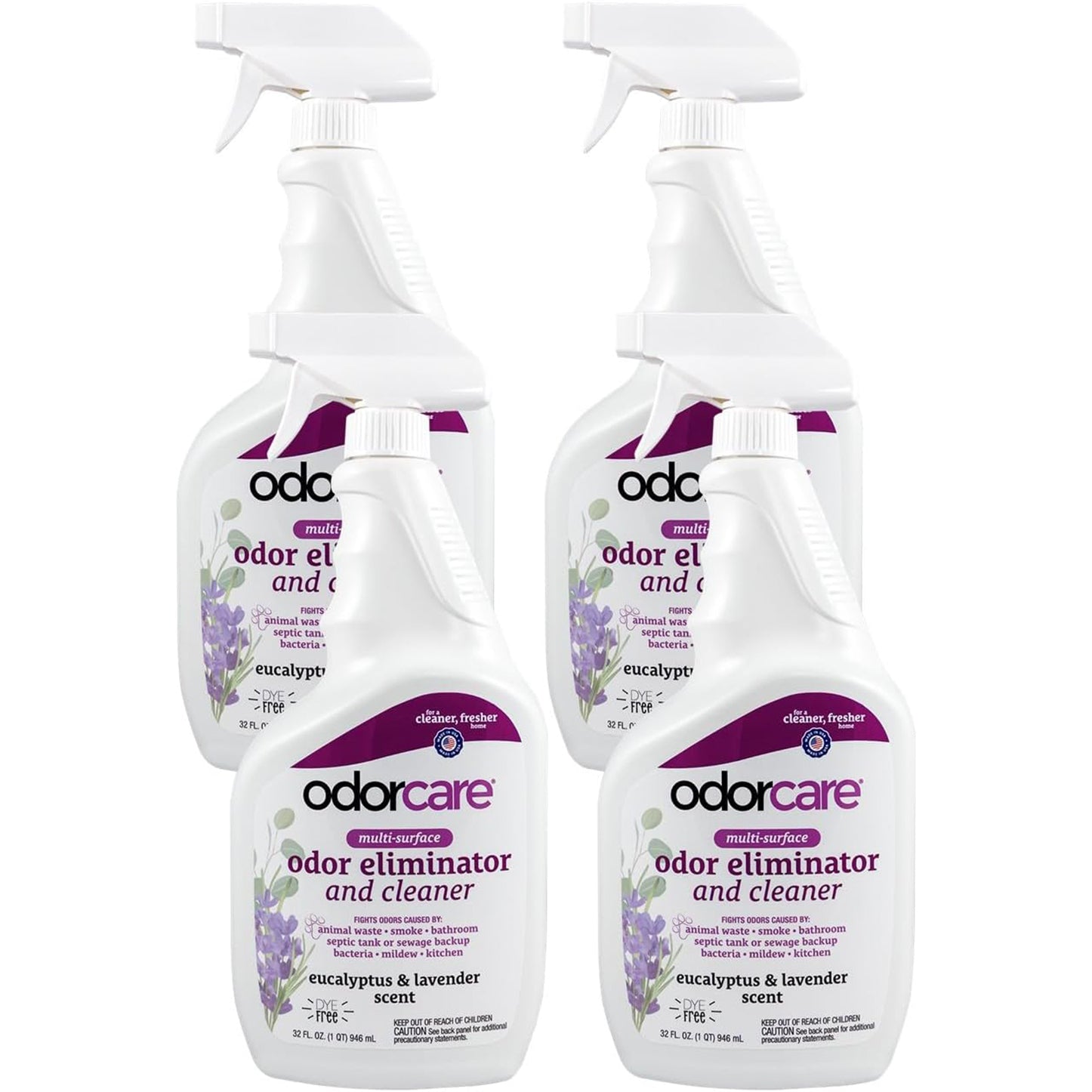 OdorCare Eucalyptus & Lavender Multi-Surface Odor Eliminator and Air Freshener, 32 fl oz